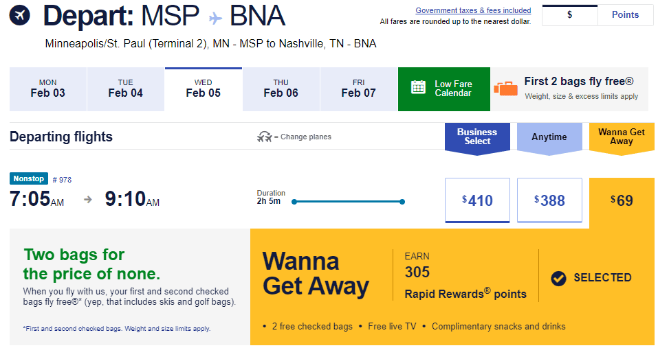 southwest flight amex airline credits