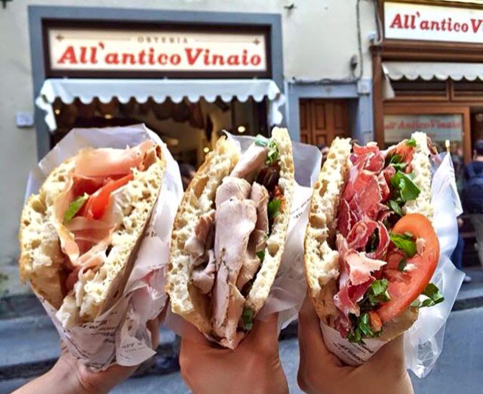 Florence ITaly sandwiches