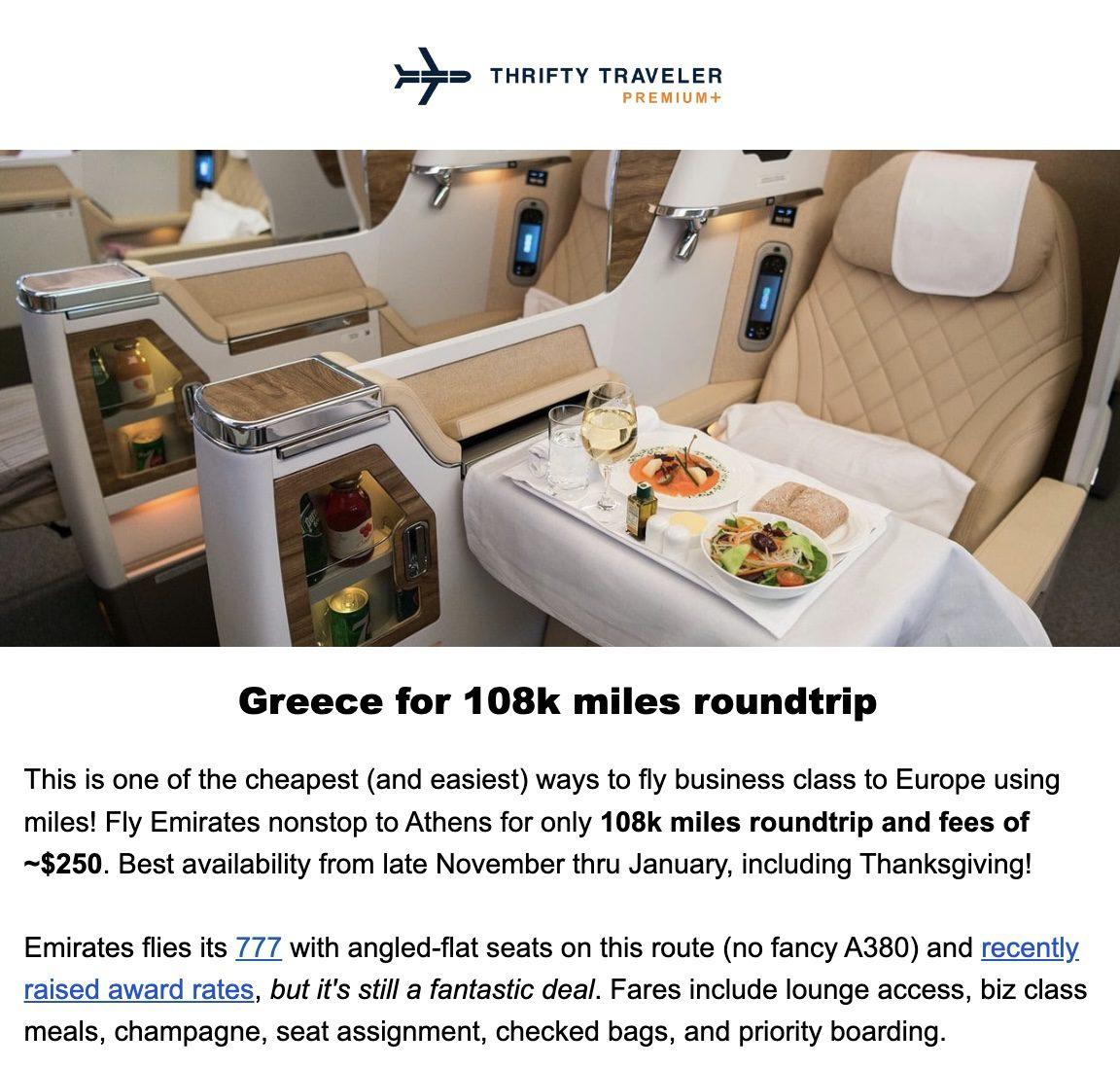 Emirates business class seats