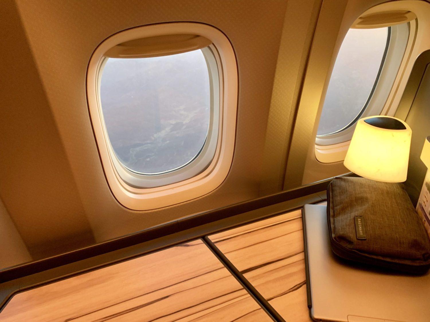 China airlines business class window seat