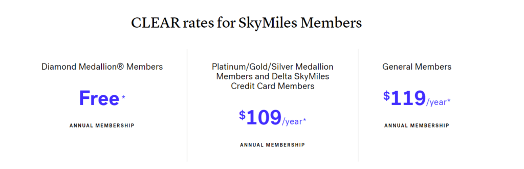 clear skymiles pricing