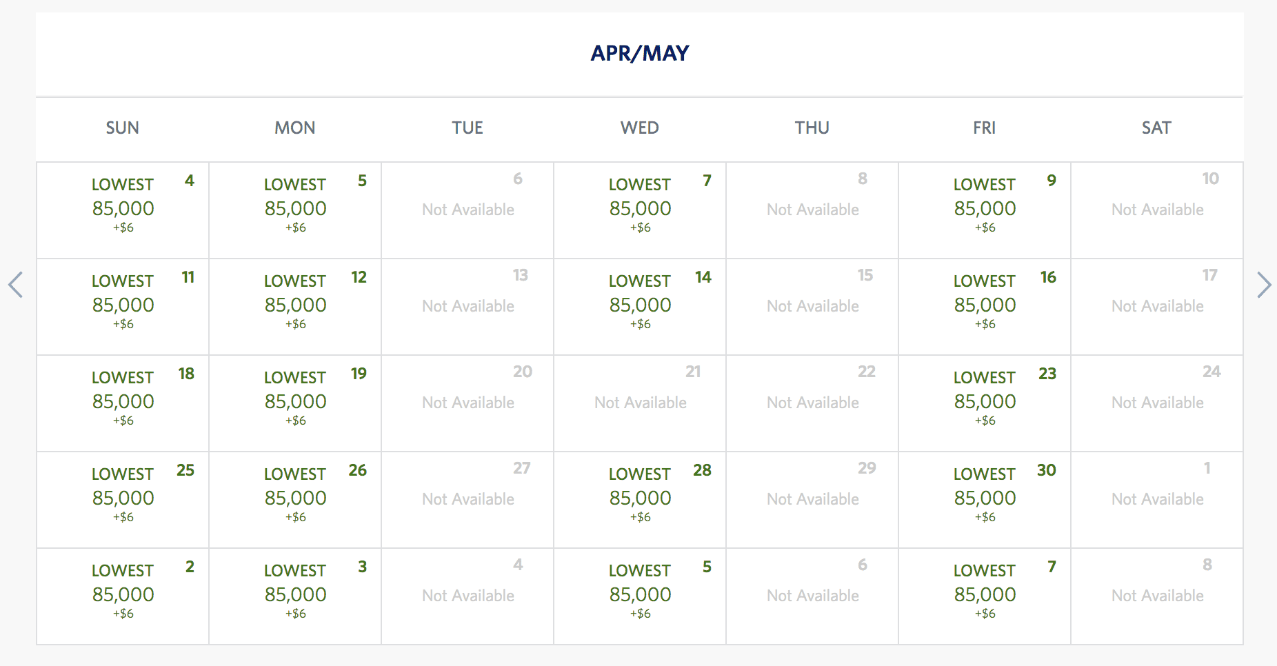 china airlines availability