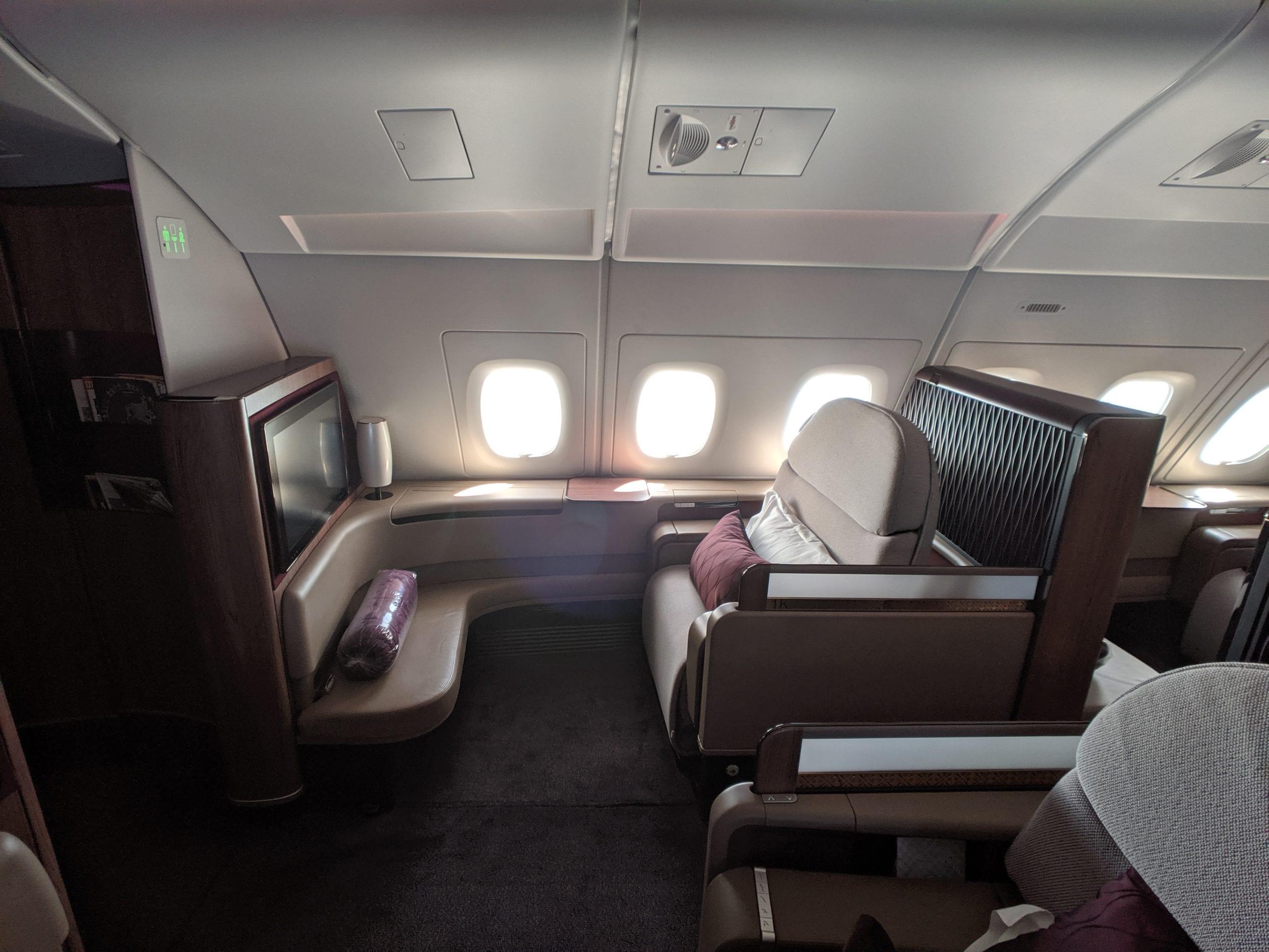 qatar a380 first class