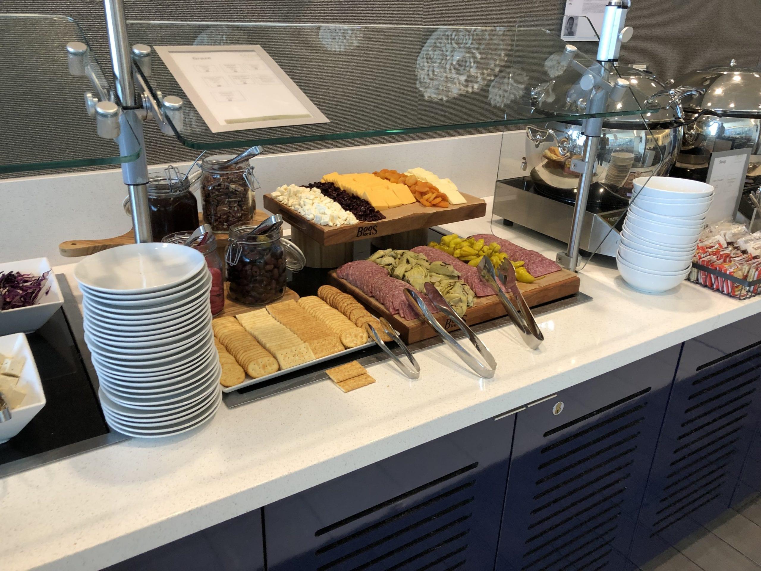 delta sky club san Francisco food