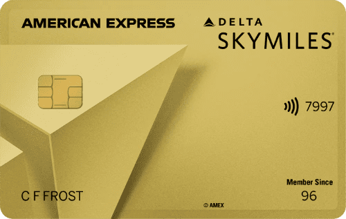 Delta SkyMiles gold american express card