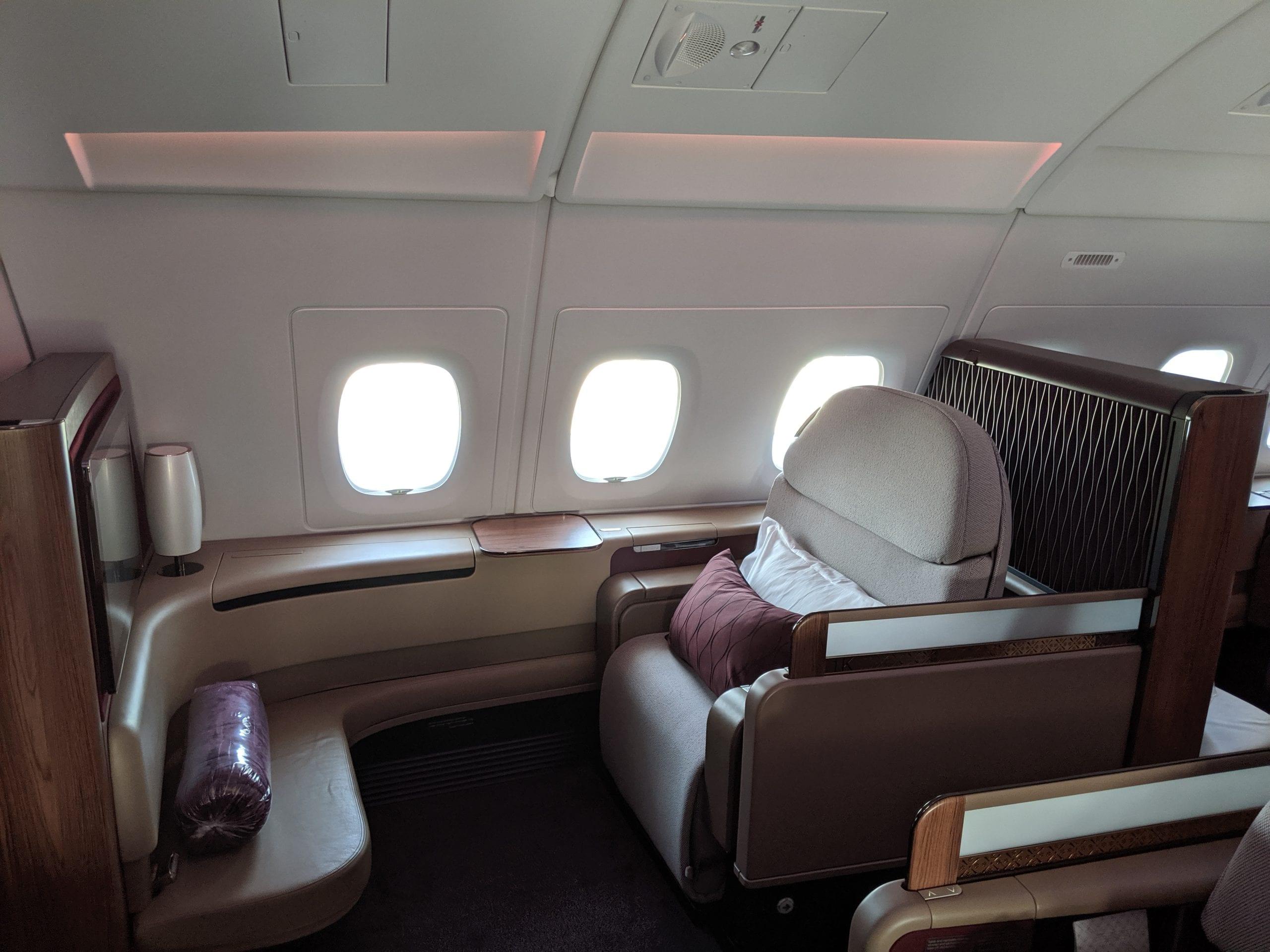 qatar airways first class