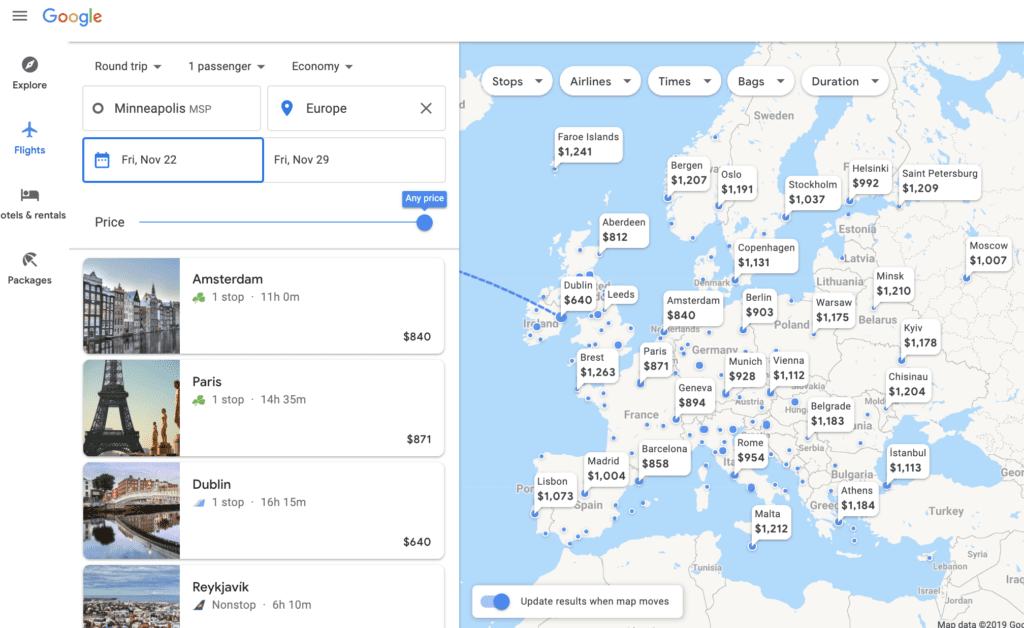 cheap thanksgiving flights