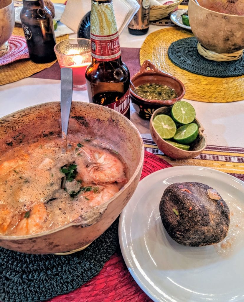 Oaxaca food piedra de caldo