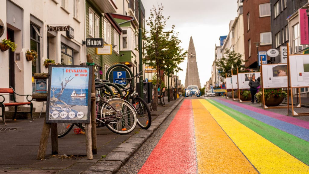 reykjavik rainbow street