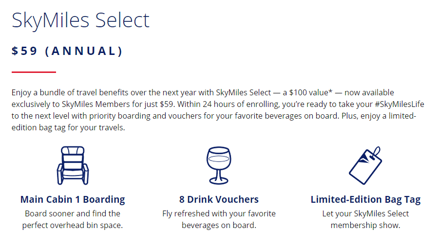 skymiles select