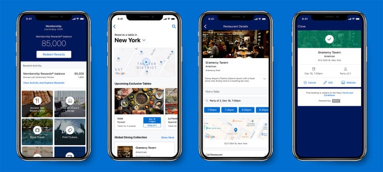 Amex Restaurant Reservations