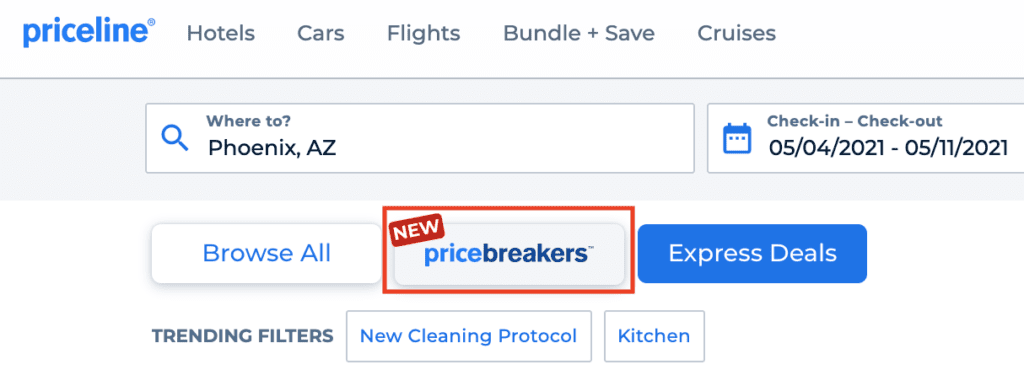 priceline express deals