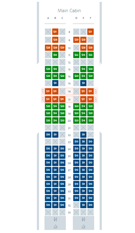 american basic economy seat selection