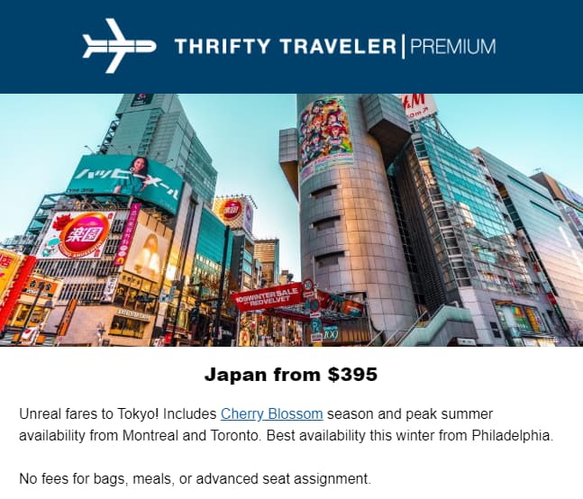 flights to japan