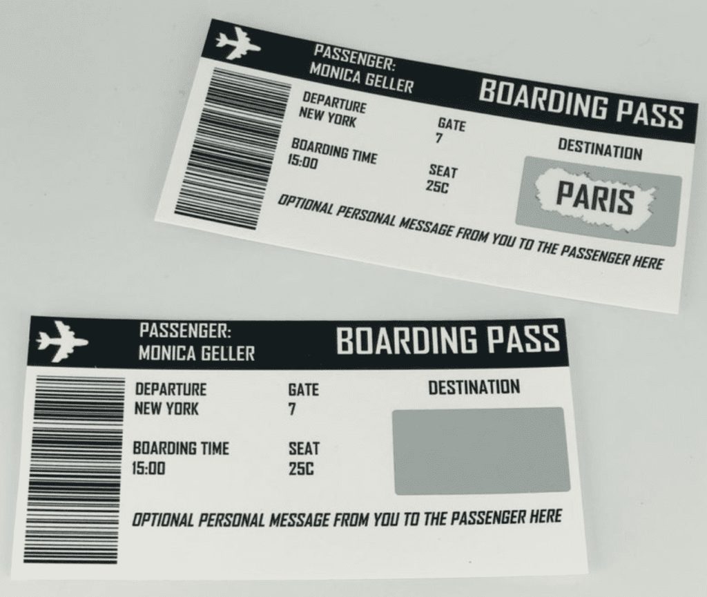 boarding pass