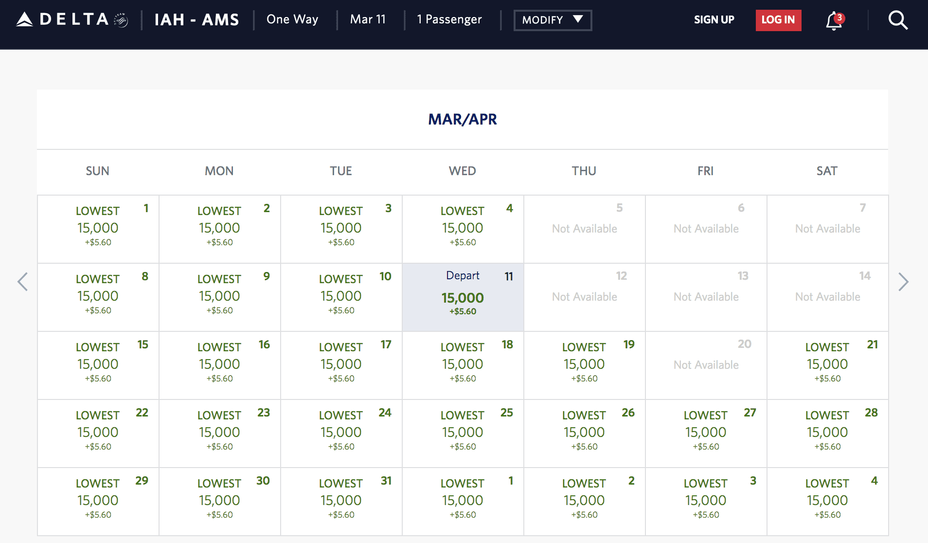 skymiles results