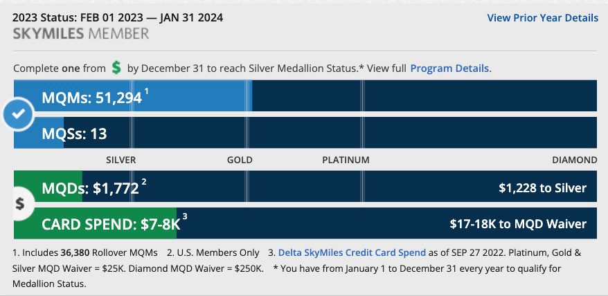 delta medallion status tracker