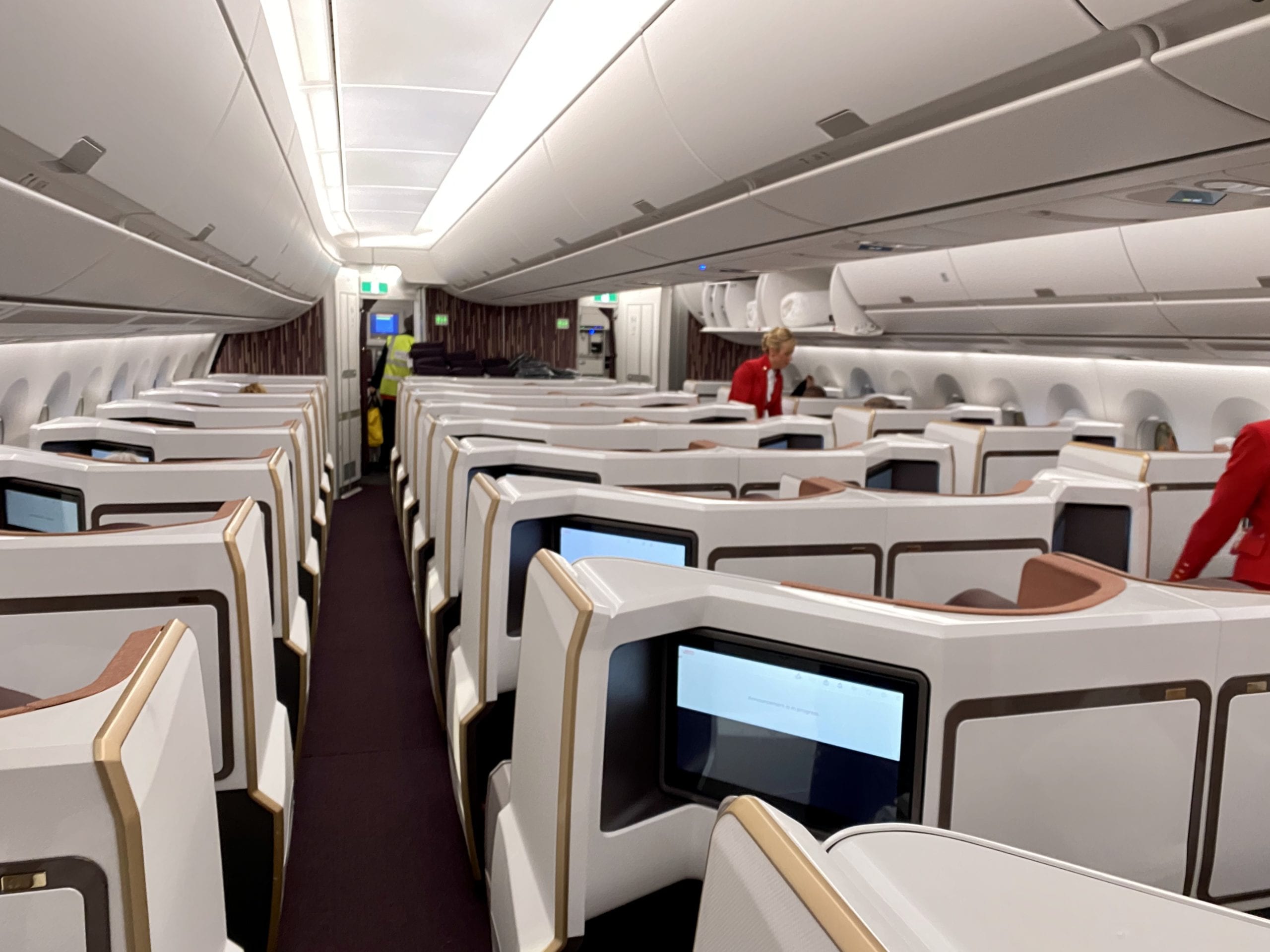 virgin atlantic plane interior