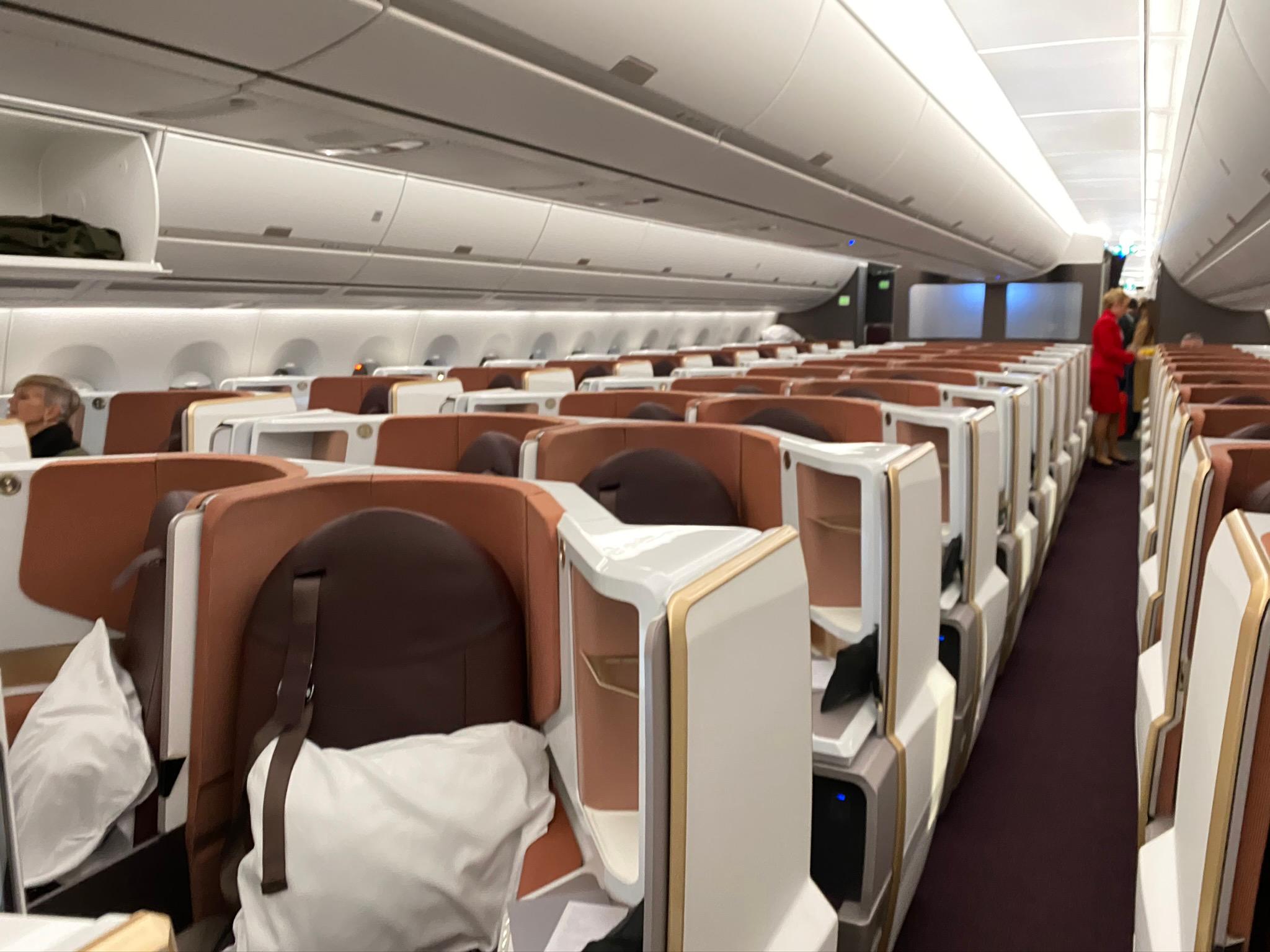 virgin atlantic plane interior