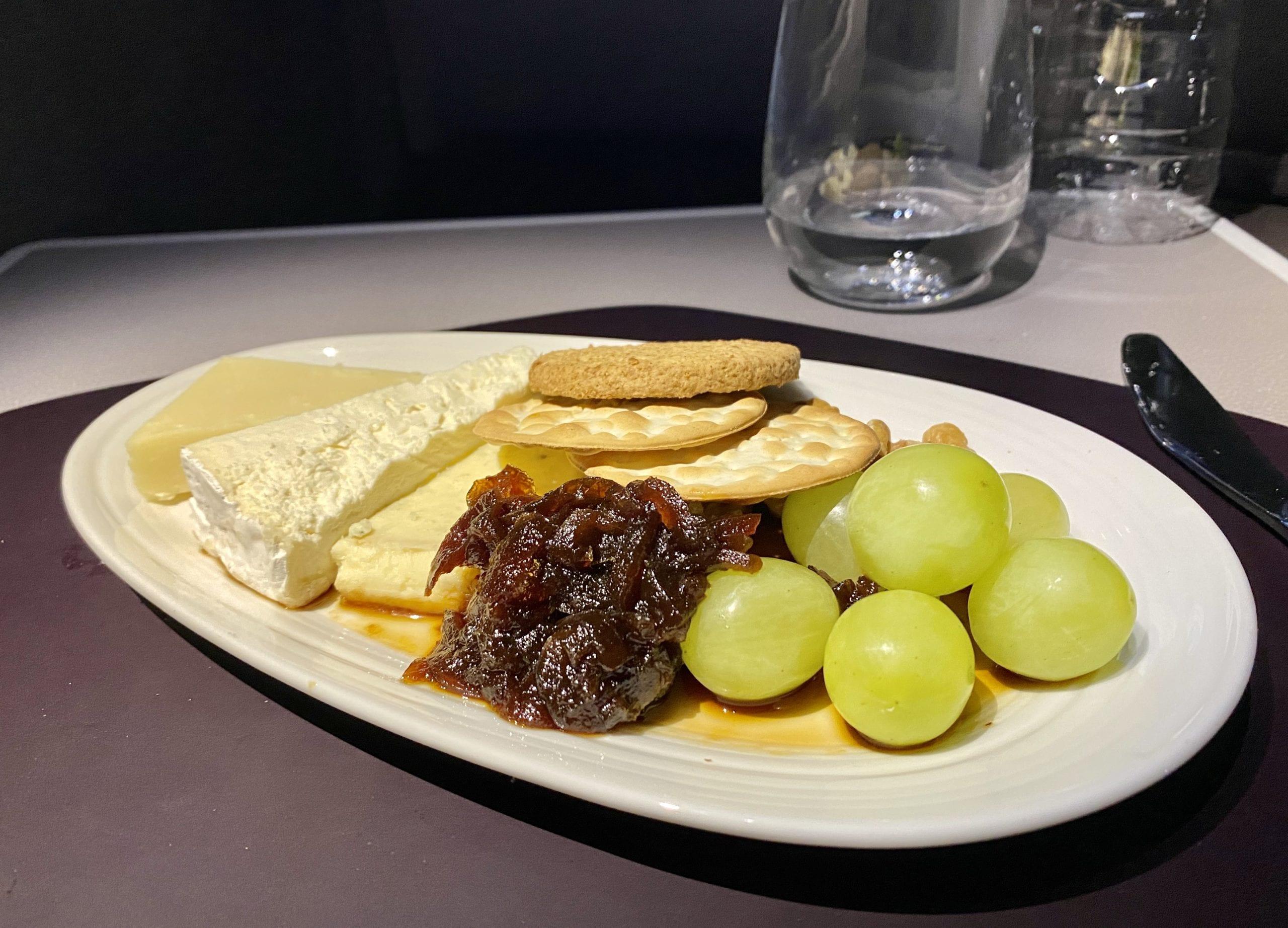 virgin atlantic upper class meal