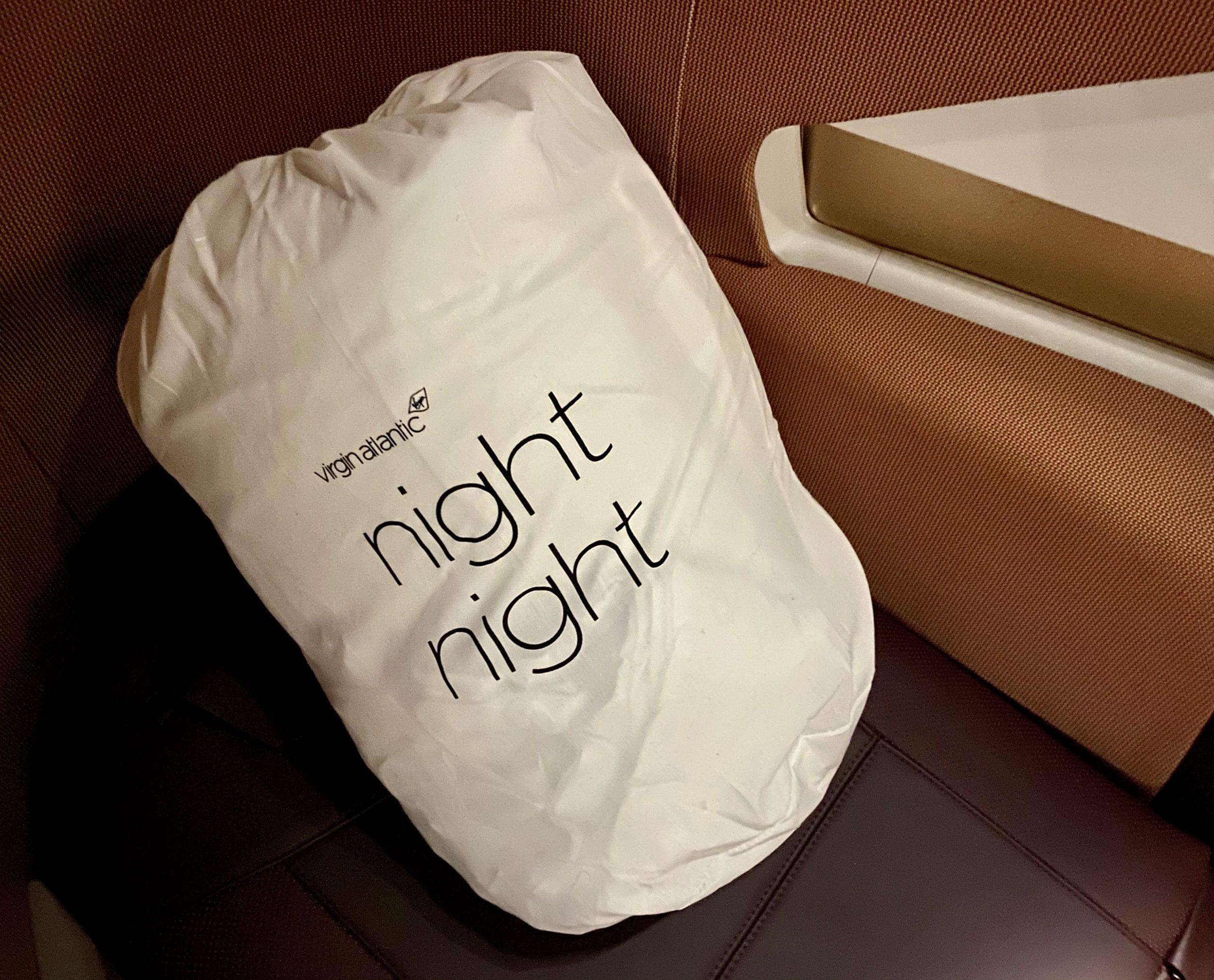 virgin atlantic upper class bedding