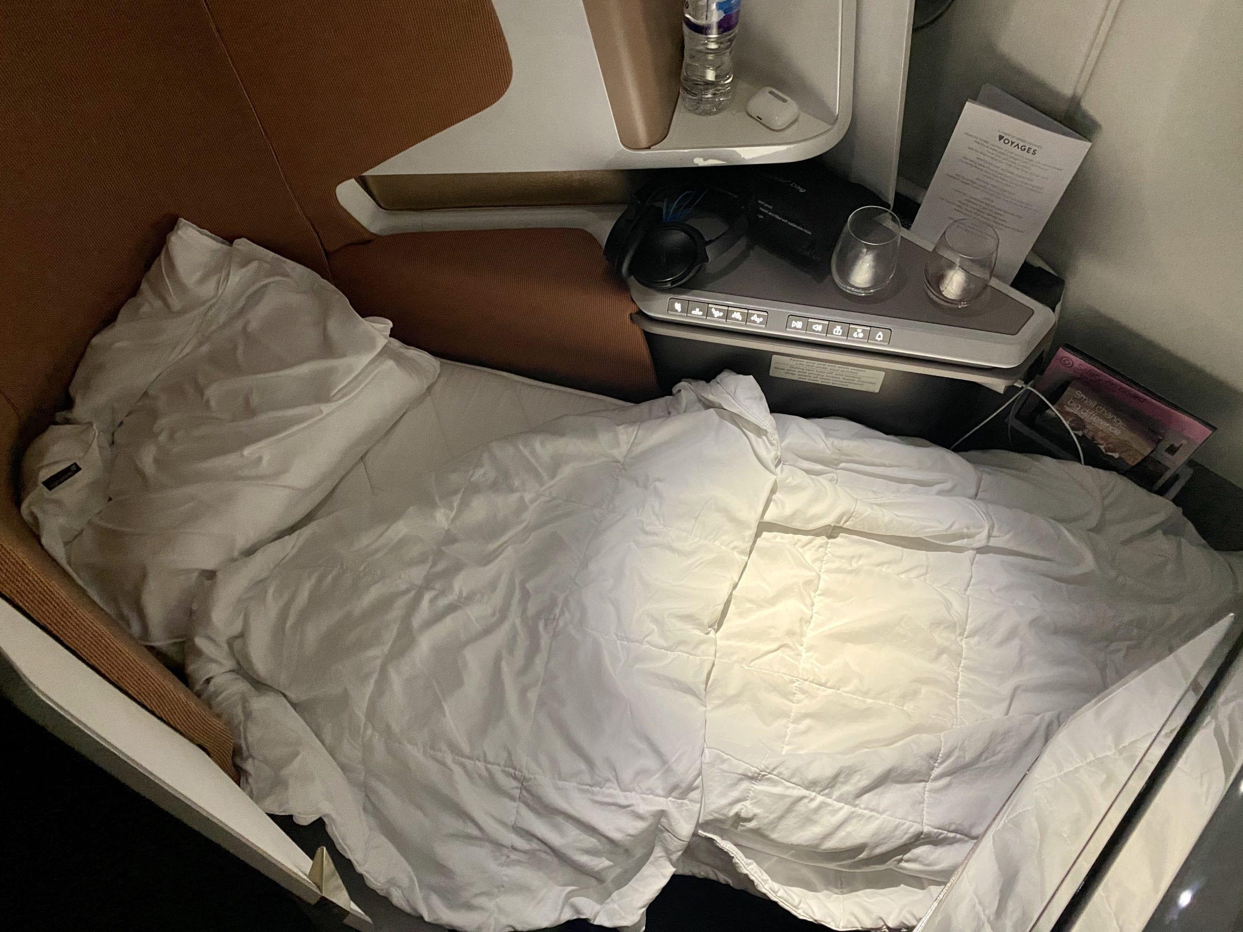 virgin atlantic upper class bed