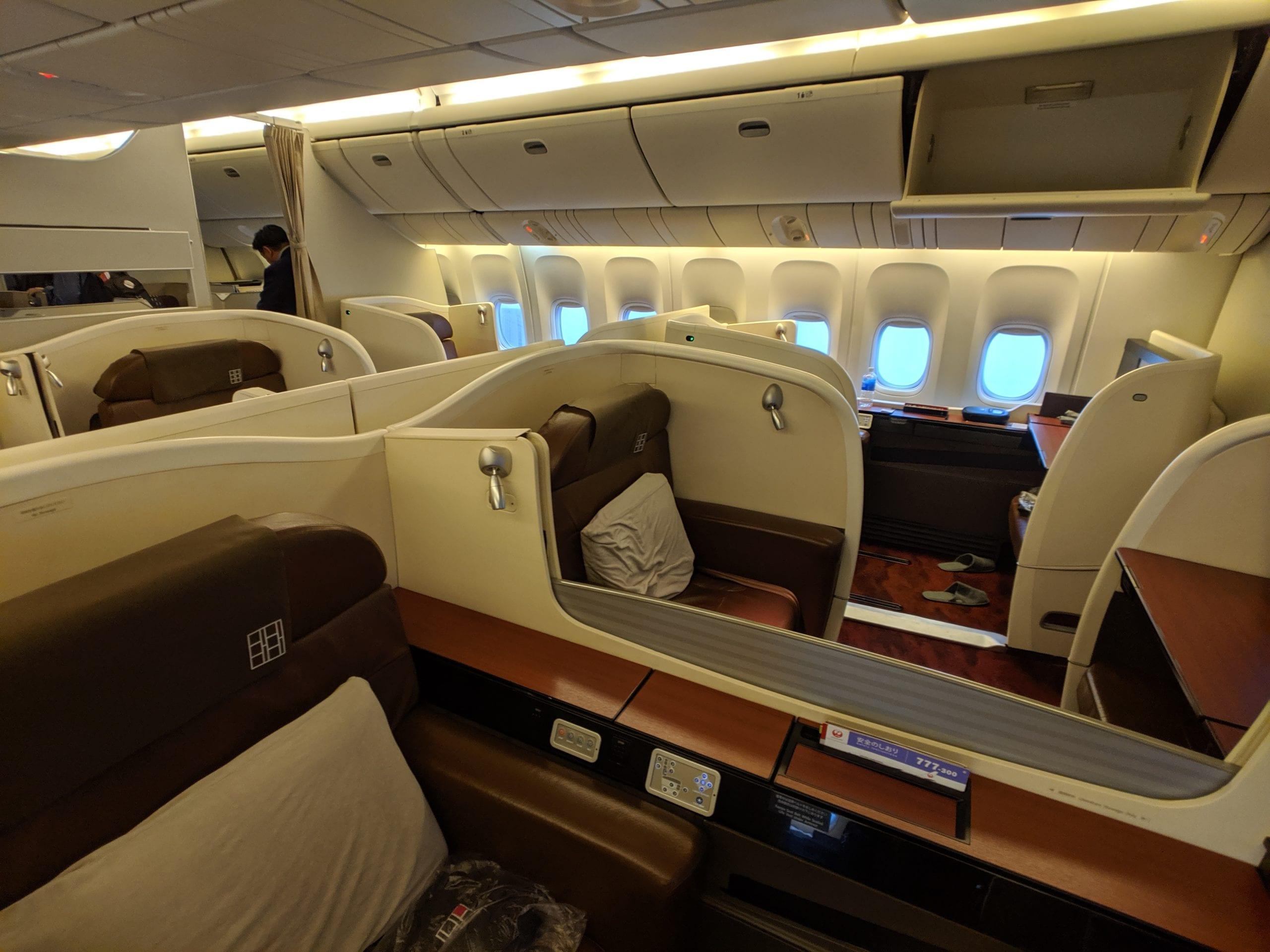 japan airlines first class