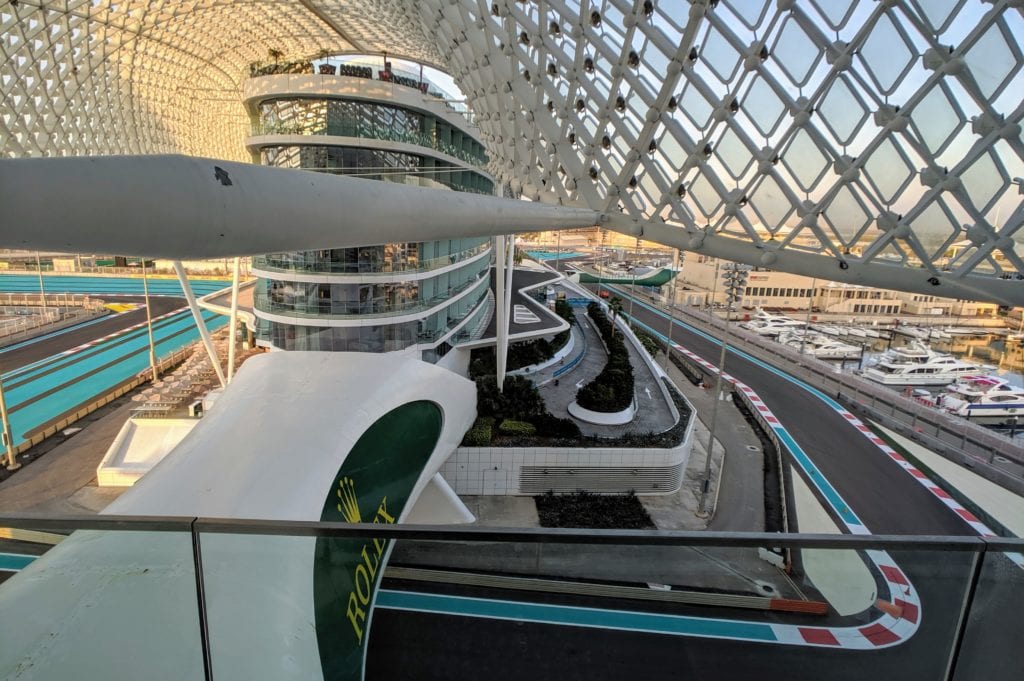 abu dhabi hotel race track