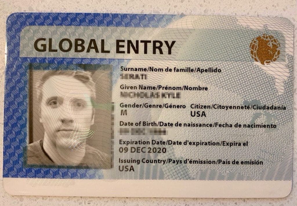 global entry card