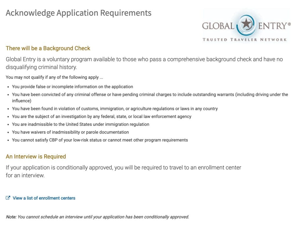 Global Entry Trusted Traveler Program - FAQs