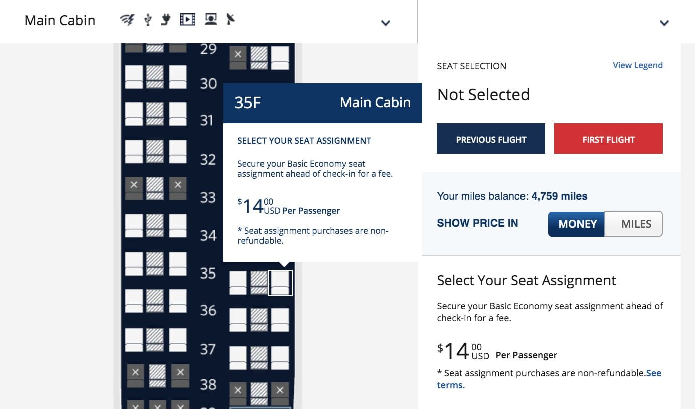 delta economy no seat assignment