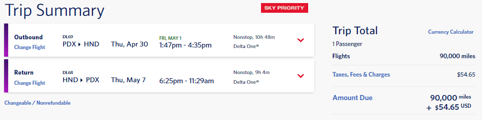 delta skymiles pricing