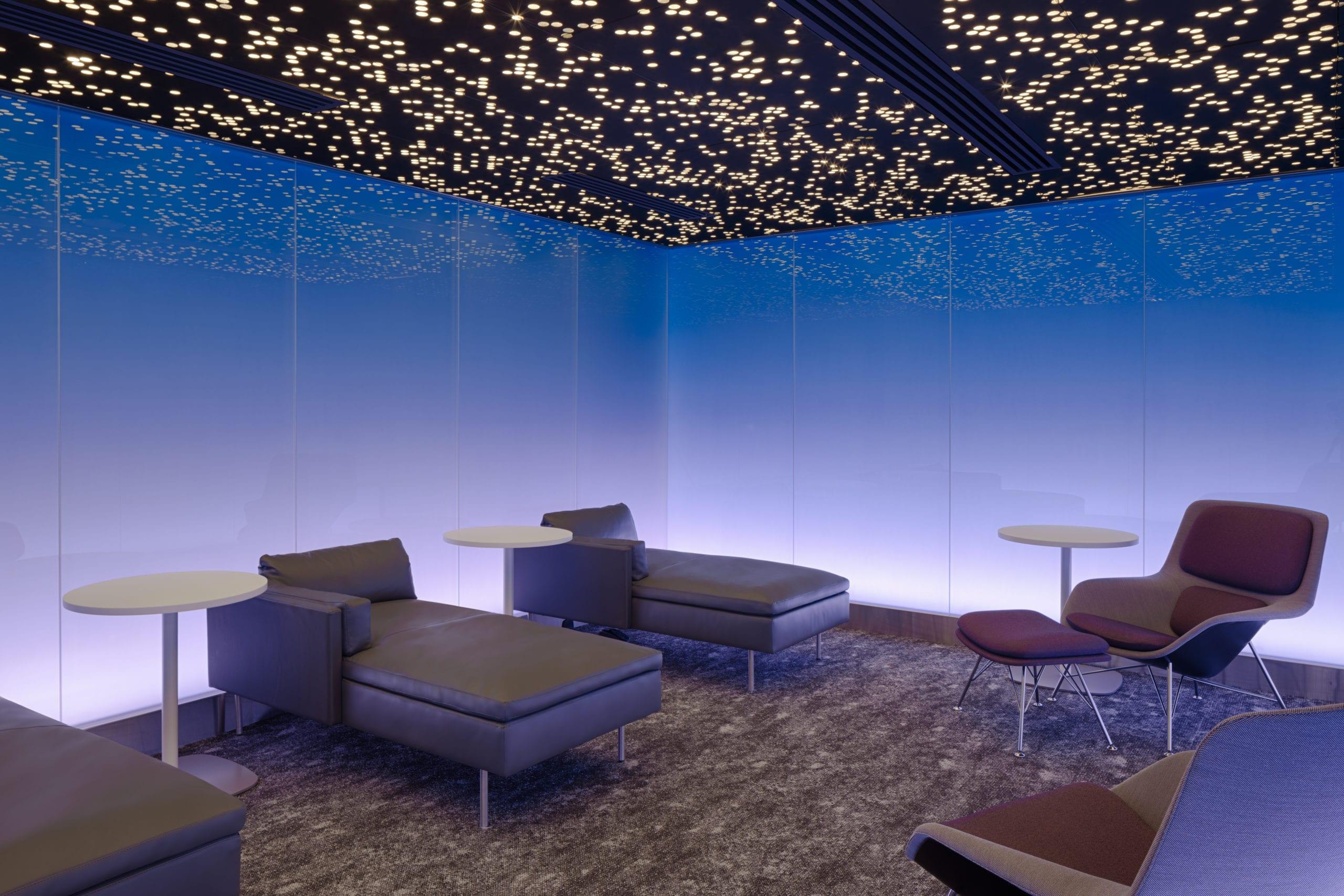 lax centurion lounge seating