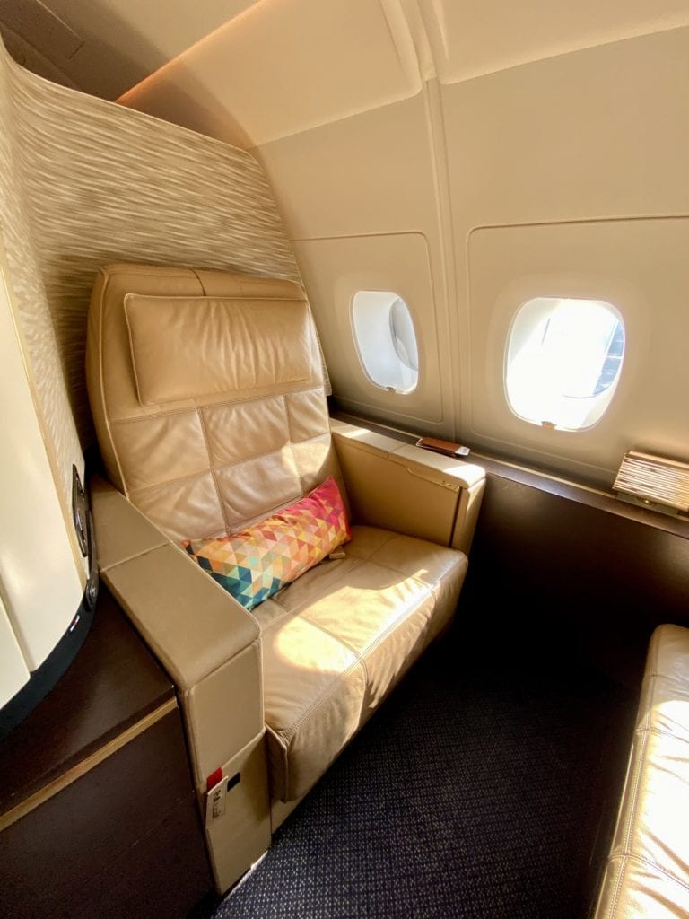 etihad first class apartment seat