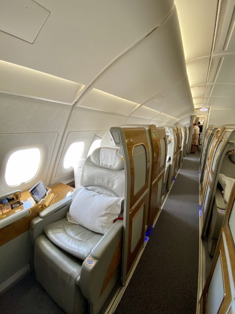Emirates First Class suite