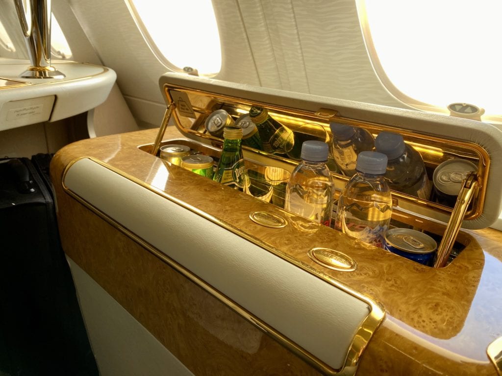 Emirates First Class suite