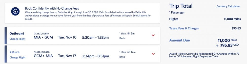 delta skymiles deal caribbean