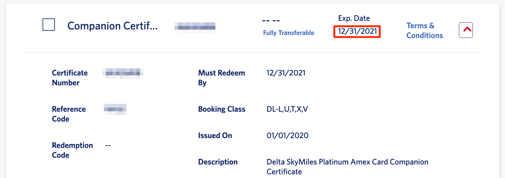 delta extending companion certificates