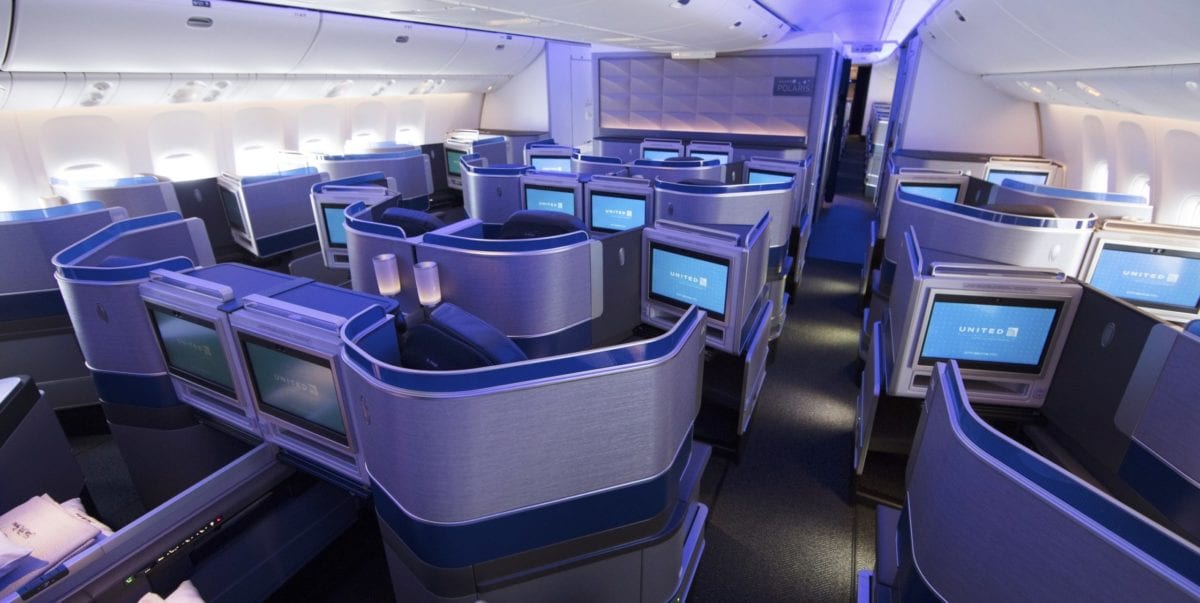 united business class seats
