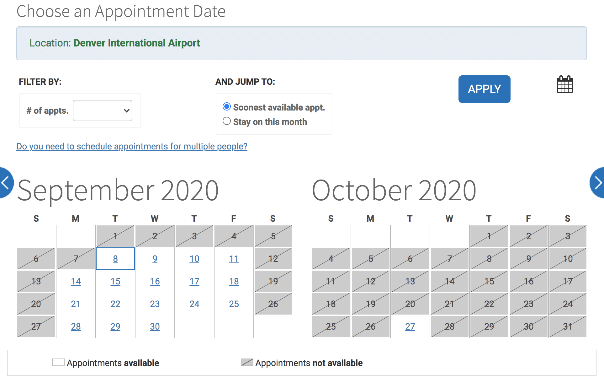 global entry interview schedule