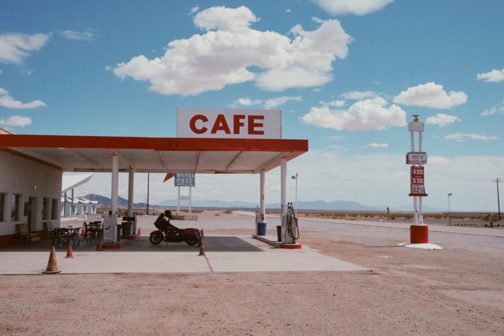 gas station