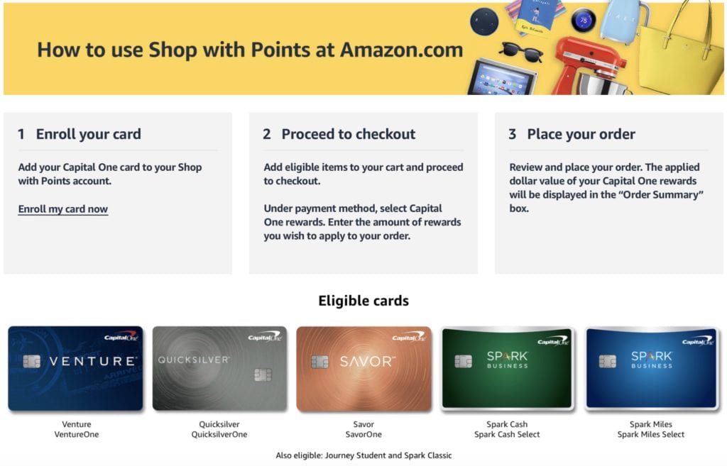 Spend 80+, Get 20 Off at Amazon with 1 Capital One Point