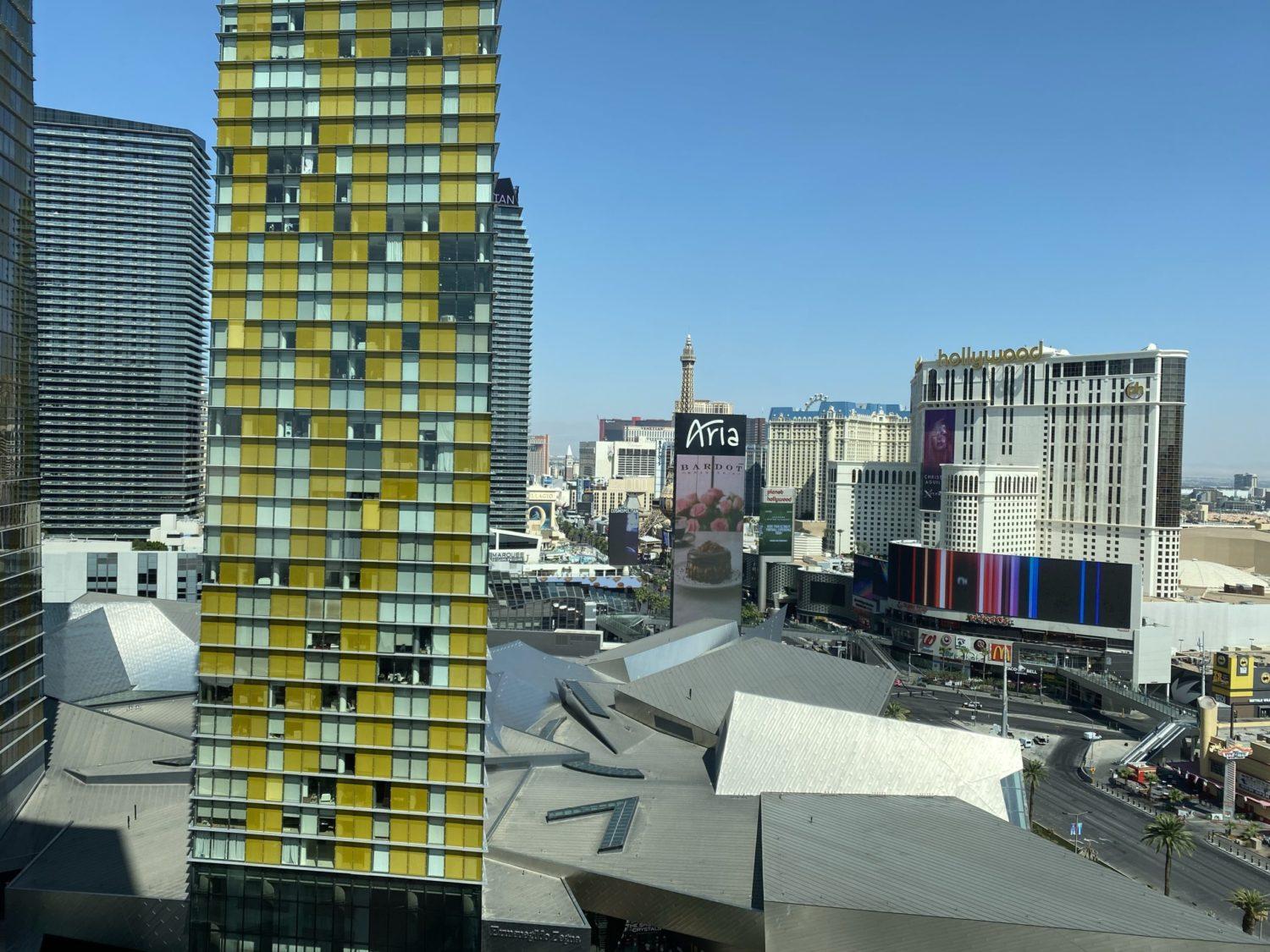 waldorf astoria las vegas strip view