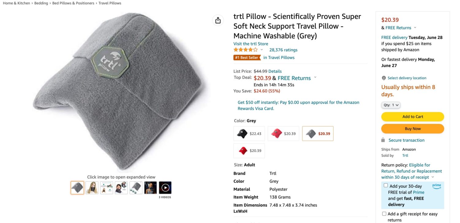 Trtl sales pillow sale