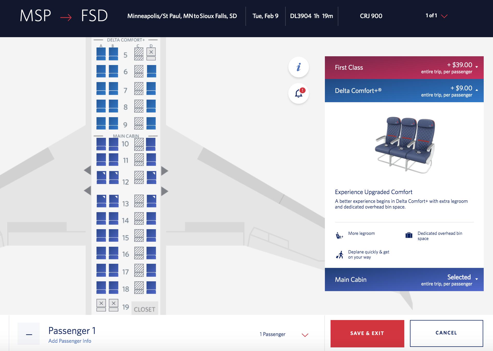 delta middle seat policy