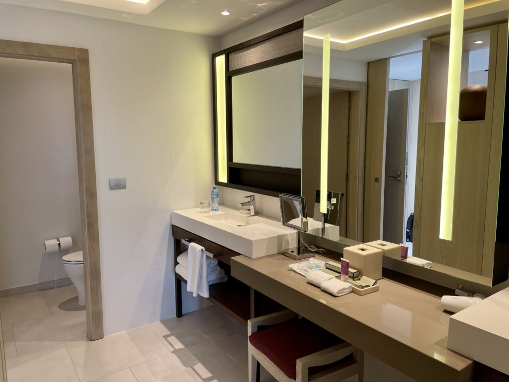 Hyatt Ziva and Zilara cap cana bathroom