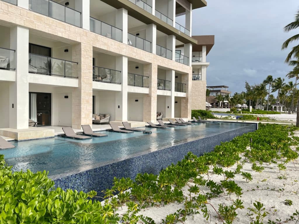 hyatt ziva and zilara cap cana swim out view