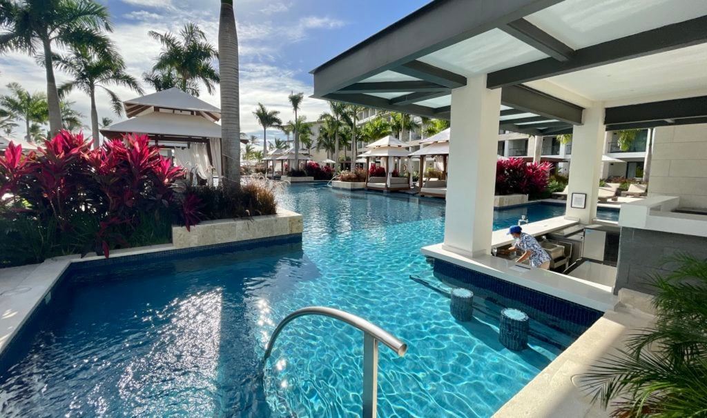 Hyatt Ziva and Zilara Cap Cana pool