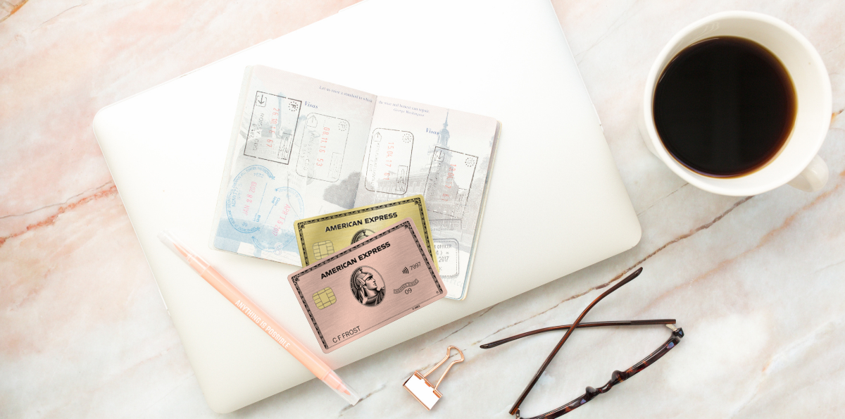amex gold cards with a passport