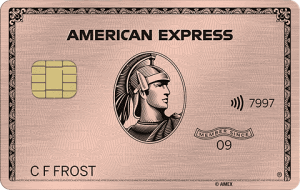 amex rose gold coin